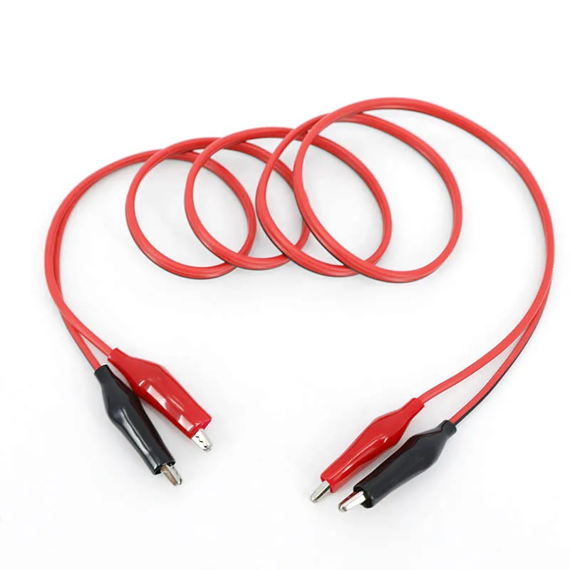 1-Meter Dual-Head Alligator Clip Test Lead 2 1-Meter Dual-Head Alligator Clip Test Lead - Image 2