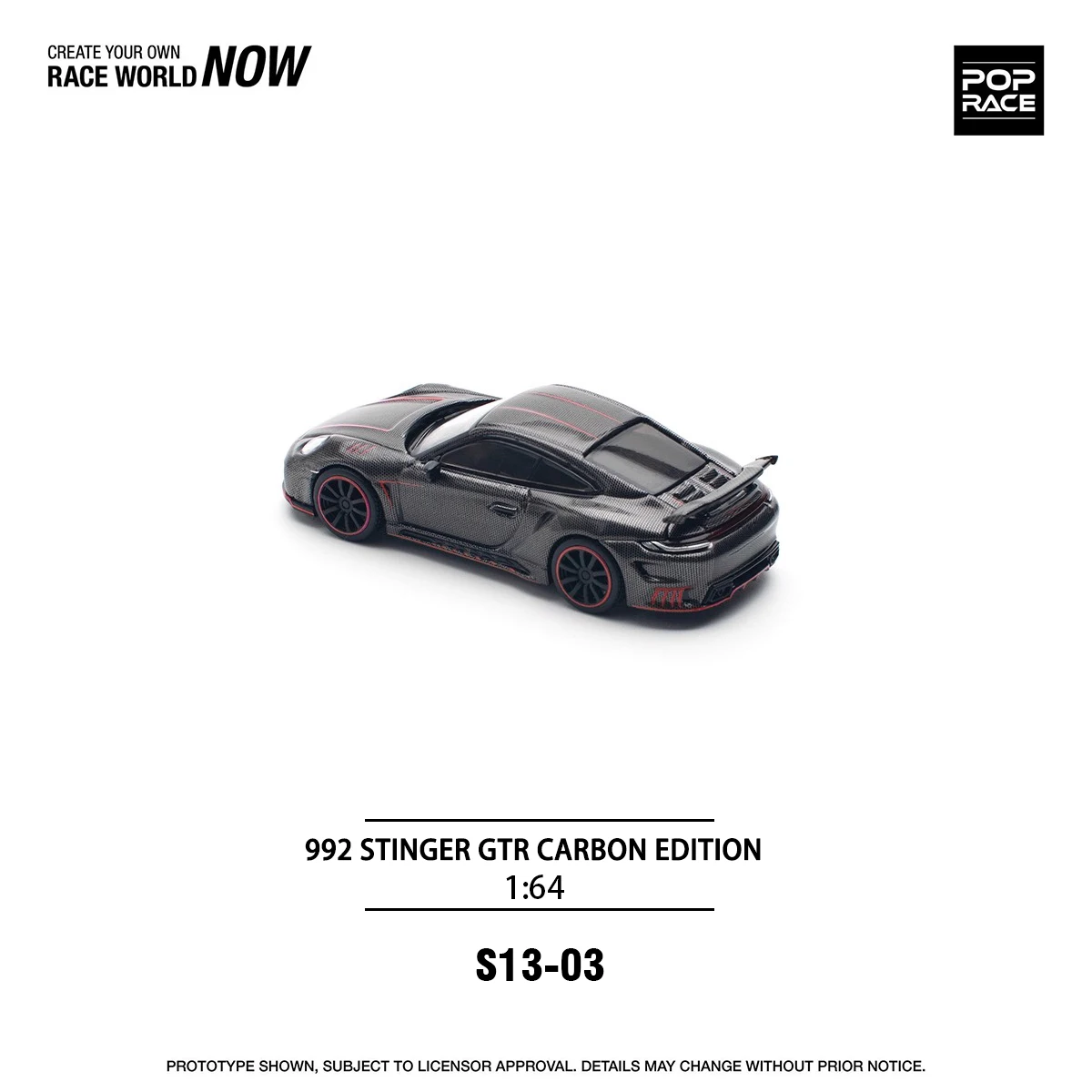 Stinger GTR Carbon Edition Diecast Model 3 Stinger GTR Carbon Edition Diecast Model - Image 3