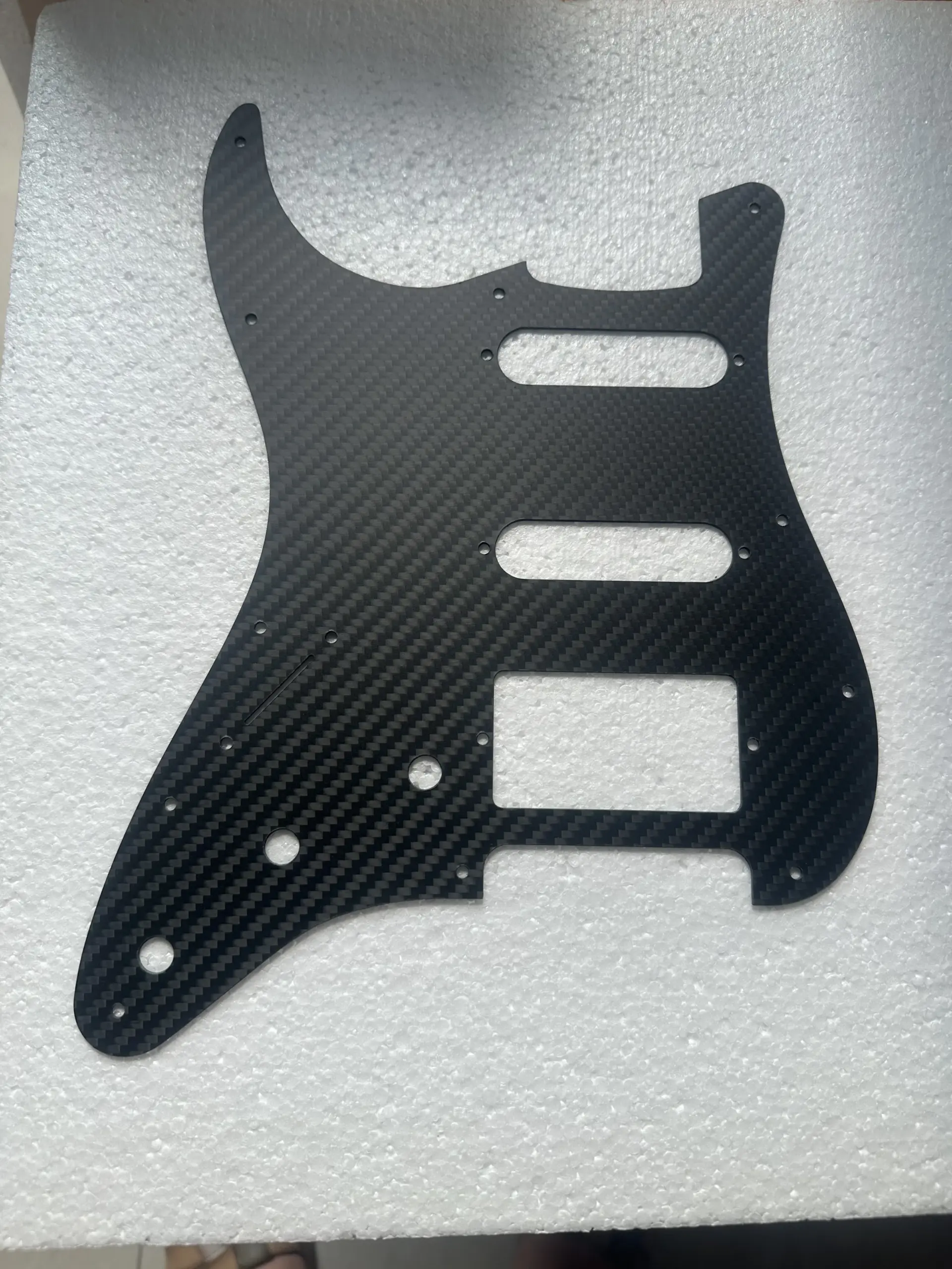 Carbon Fiber Electric Guitar Pickguard for T, L, SSH 3 Carbon Fiber Electric Guitar Pickguard for T, L, SSH - Image 3
