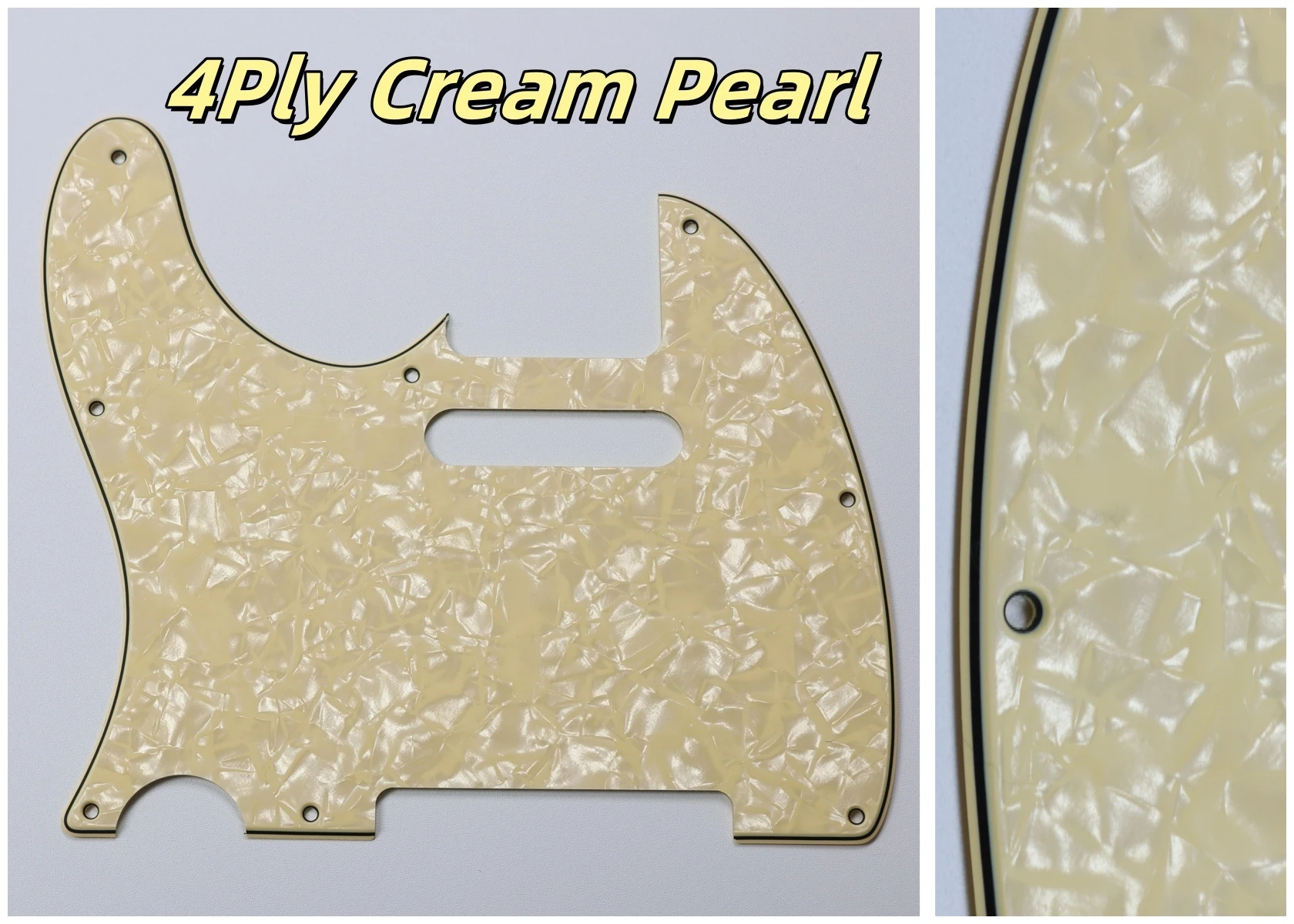 Left-Handed Telecaster Pickguard 3-Ply/4-Ply Options 12 Left-Handed Telecaster Pickguard 3-Ply/4-Ply Options - Image 12