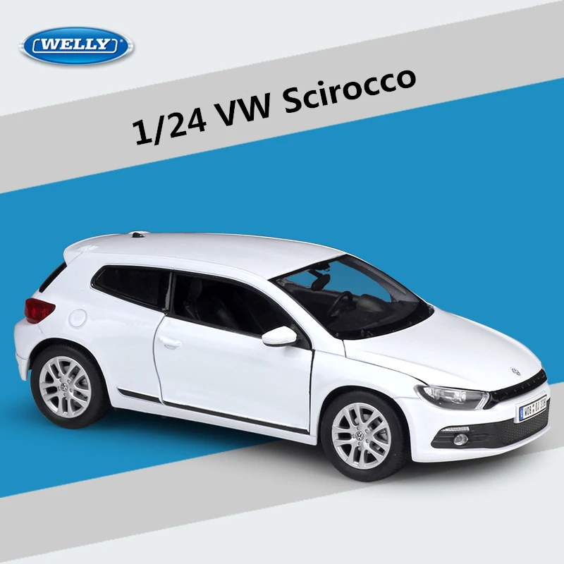 1:24 WELLY Volkswagen Scirocco Diecast Model 7 1:24 WELLY Volkswagen Scirocco Diecast Model - Image 7