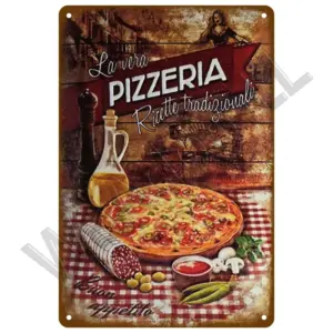 Vintage Metal Pizza Sign for Home Decor 37 Sf66c96fde60f417ca4a61caa8b5a9b4cx