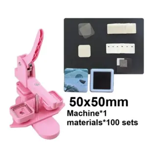 50mm Square Refrigerator Badge Maker Kit 16 Sf68cd8ea09164940874bbccdc76dcf5cO