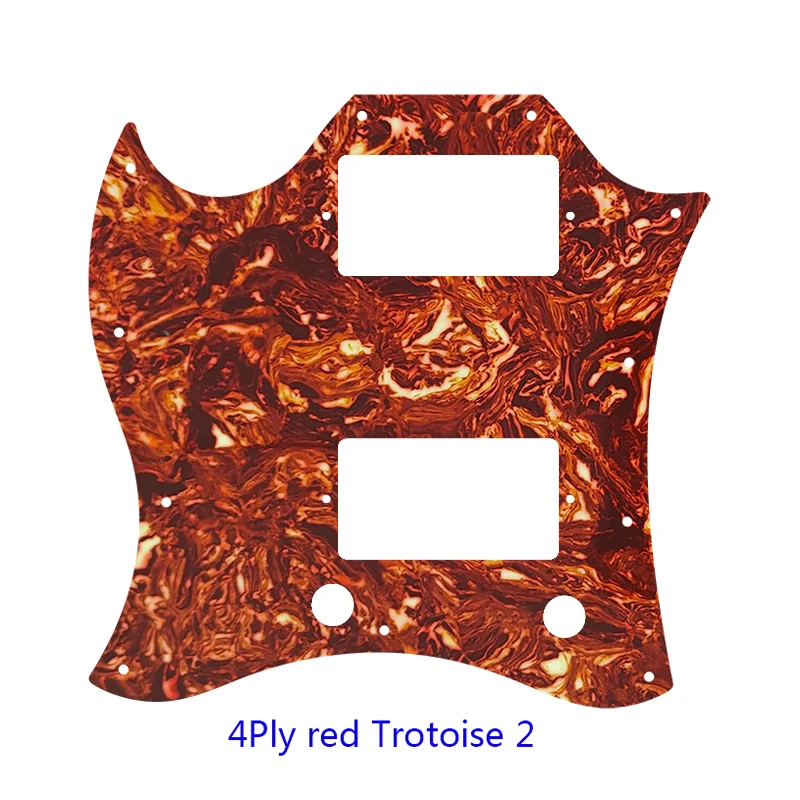 Left-Handed SG Guitar Pickguard for PAF Humbuckers 6 Left-Handed SG Guitar Pickguard for PAF Humbuckers - Image 6