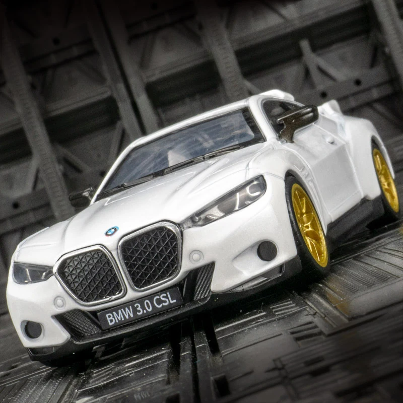 BMW 3.0 CSL Racing Car Model - Diecast 1:34 2 BMW 3.0 CSL Racing Car Model - Diecast 1:34 - Image 2