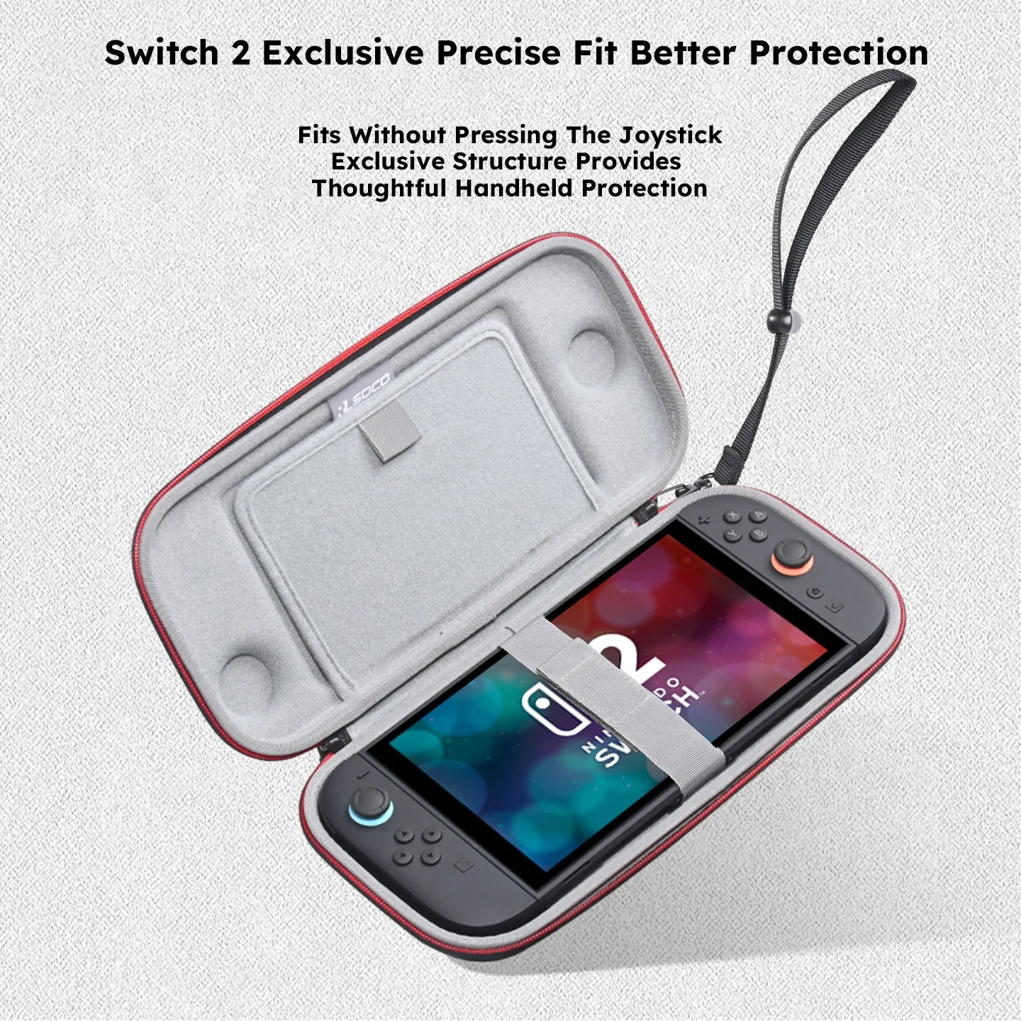 Black Impact-Resistant Switch 2 Protective Case 2 Black Impact-Resistant Switch 2 Protective Case - Image 2