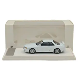 White Nissan Skyline R34 GTR Diecast Model 1:64 Scale 16 Sf86adc1a4a6341a884ed92c93ee92e83d