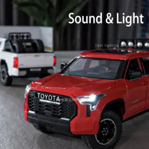 Red Tundra LC80 1:24 Scale Diecast Model 12 Sf8b5e9db73934c05b56ebc1a5304b0df7