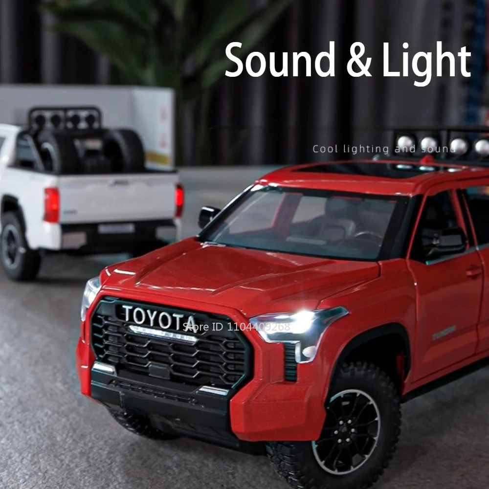 Red Tundra LC80 1:24 Scale Diecast Model 3 Red Tundra LC80 1:24 Scale Diecast Model - Image 3