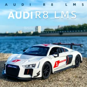 1:24 Scale Alloy Audi R8 Model for Collectors 10 Sf8e666c29fac460489dee607f6ede67cu