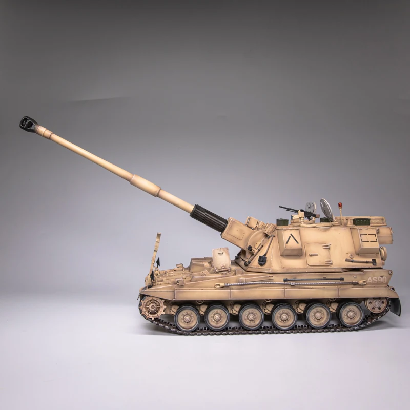 British Vickers AS90 155mm Model in Desert Tan 2 British Vickers AS90 155mm Model in Desert Tan - Image 2