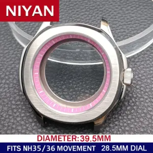 Durable 316L Stainless Steel Watch Case 39.5mm 80 Sf9fcd13a630f42419a22799d9ea53a59L