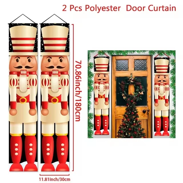 Festive Christmas Door Banner Set for 2024 10 Festive Christmas Door Banner Set for 2024 - Image 10