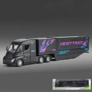 Modern 1:32 Scale Diecast Semi Container Truck 14 Sfba654bea0814494be933d366c59be52v