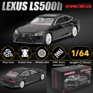 Lexus LS500h 1/64 Diecast Model in Black 10 Sfbc257df2949463baea837ca6a719ee14