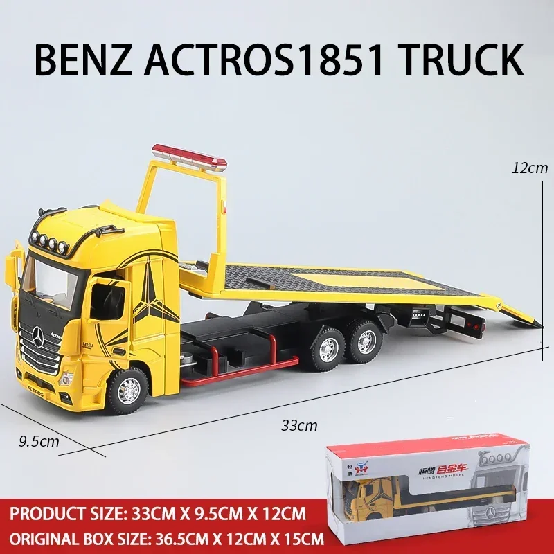 Benz 1851 Flatbed Model Truck 1/24 Scale 2 Benz 1851 Flatbed Model Truck 1/24 Scale - Image 2