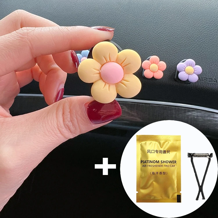 Colorful Flower Aromatherapy Car Freshener Clip 10 Colorful Flower Aromatherapy Car Freshener Clip - Image 10