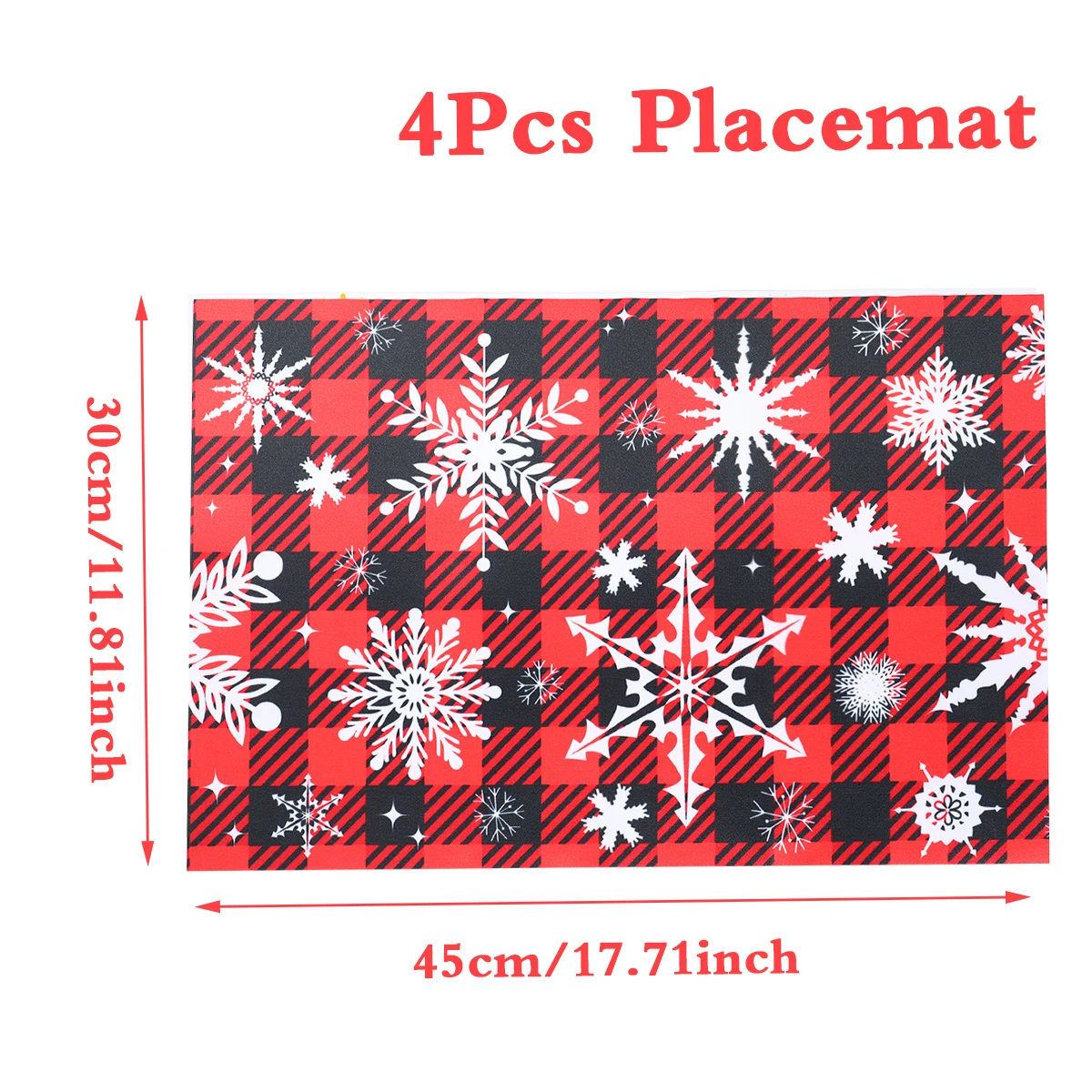Festive Christmas Snowflake Placemat Set 14 Festive Christmas Snowflake Placemat Set - Image 14