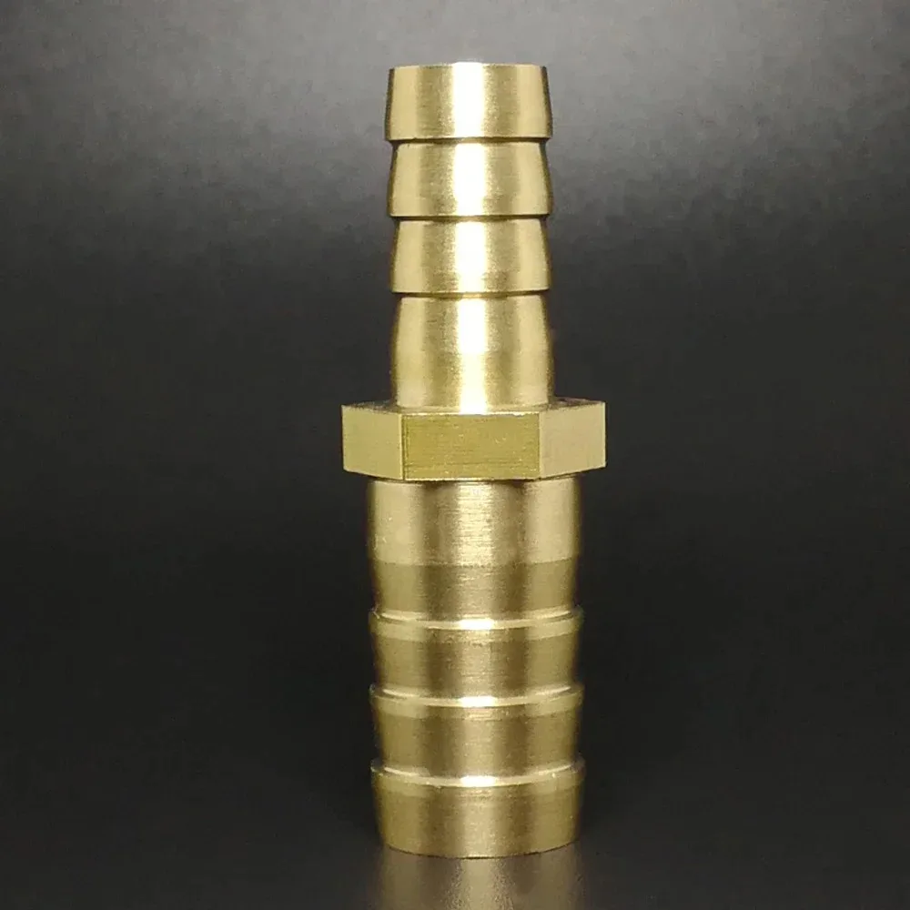 Brass Hose Barb Connector 2.5-32mm 2 Brass Hose Barb Connector 2.5-32mm - Image 2