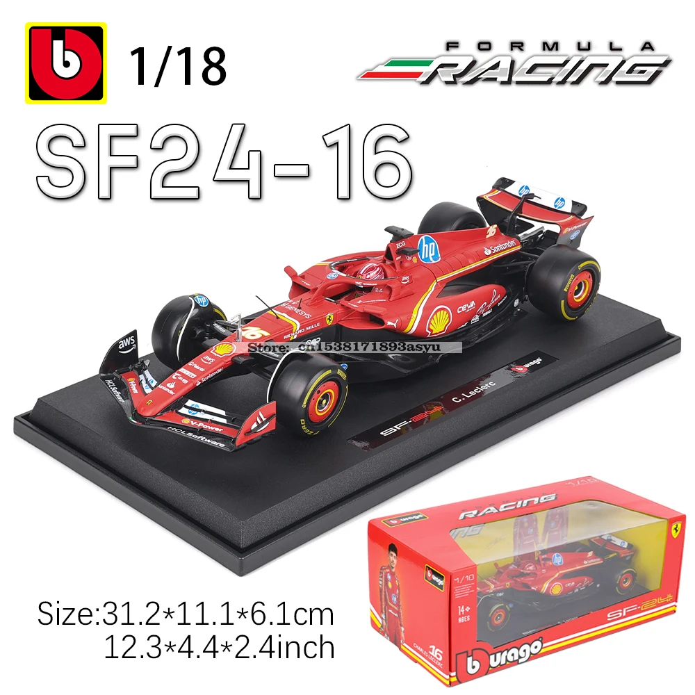 Ferrari SF24 1:18 Diecast Model in Collectible Display 4 Ferrari SF24 1:18 Diecast Model in Collectible Display - Image 4