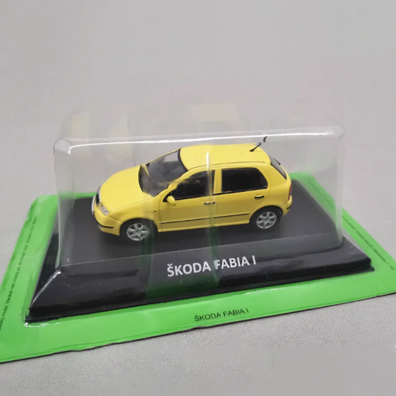 Vibrant Yellow Škoda Fabia I Model 1:43 Scale 1 Vibrant Yellow Škoda Fabia I Model 1:43 Scale