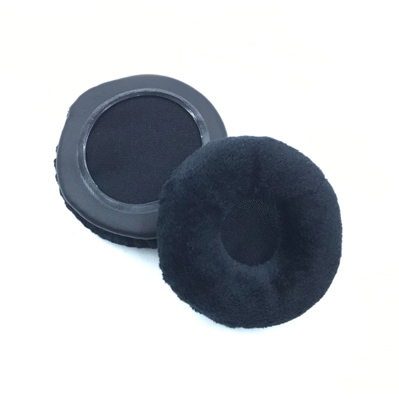Black Velvet Ear Cushions for Headphones 4 Black Velvet Ear Cushions for Headphones - Image 4