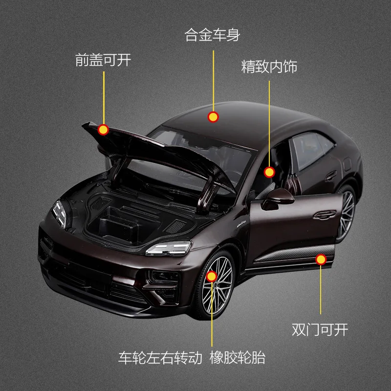 Porsche Macan 1:24 Diecast Model in Metallic Finish 3 Porsche Macan 1:24 Diecast Model in Metallic Finish - Image 3