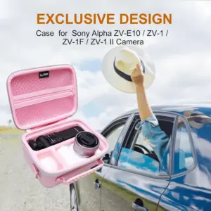 Pink Travel Case for Sony ZV Series Cameras 9 Sfe513a2d53b04e89995da11f8bfbadd4V