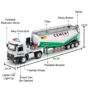 1:18 Scale Diecast Rescue Truck in Red, Green, or Blue 11 Sfe8370cfd489424181fa4e81f9c102bcv