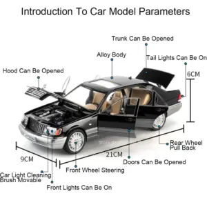 1:24 Scale Mercedes-Benz Diecast Model 11 Sfe875562d1b34536af7084fa4f1800d61