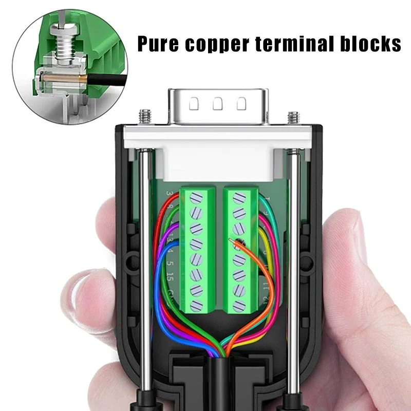 DB9 Serial Connector Assembly with Gold Ports 2 DB9 Serial Connector Assembly with Gold Ports - Image 2