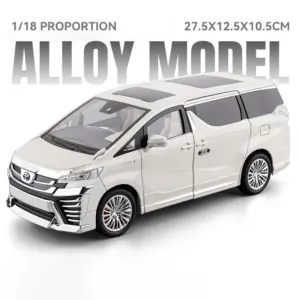 White Vellfire MPV Collectible Model in 1:18 Scale 13 Sff1b398b512d4e24907c3c91dd01d693p