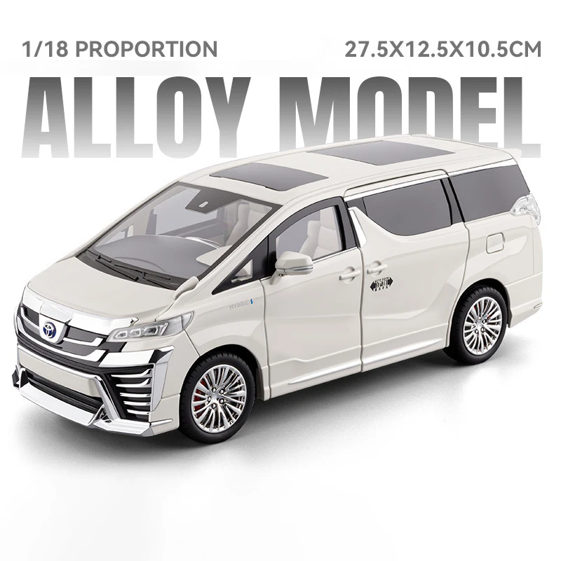 White Vellfire MPV Collectible Model in 1:18 Scale 7 White Vellfire MPV Collectible Model in 1:18 Scale - Image 7
