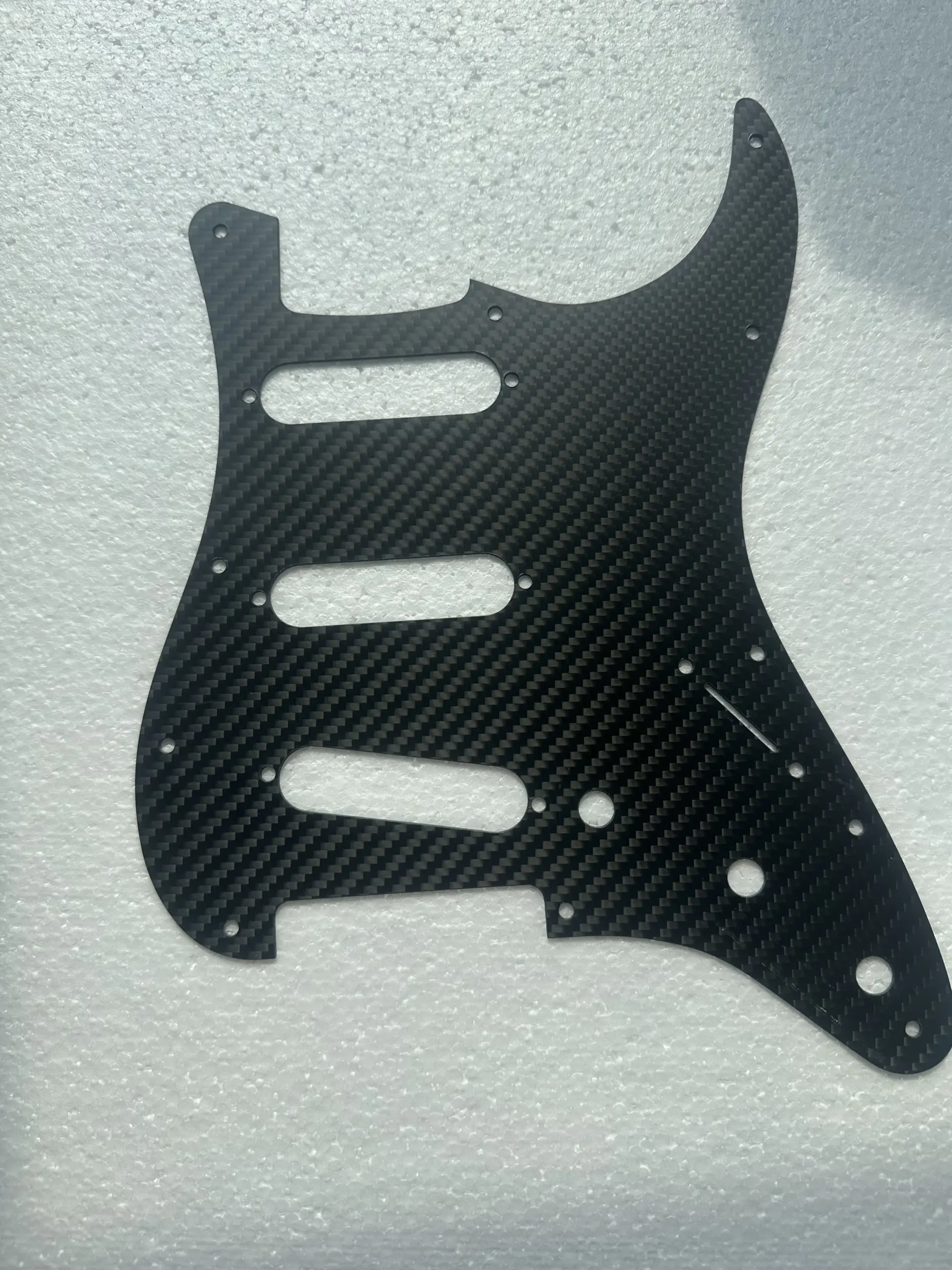 Carbon Fiber Electric Guitar Pickguard for T, L, SSH 4 Carbon Fiber Electric Guitar Pickguard for T, L, SSH - Image 4