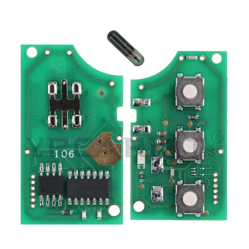 Black Remote Key for VW & Skoda Model 7N5837202 3 Black Remote Key for VW & Skoda Model 7N5837202 - Image 3