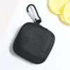 Portable Headphone Case with Carabiner in Grey
