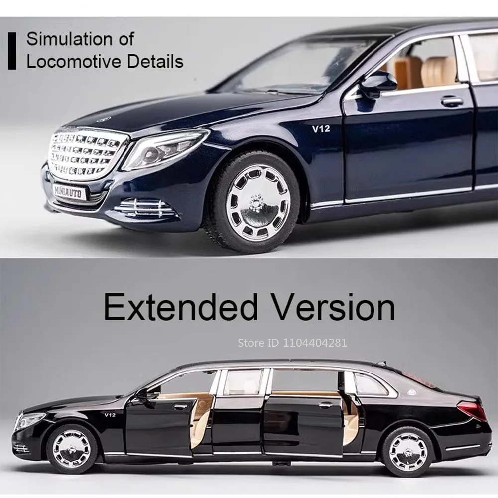 Luxury 1:32 Scale Maybach S650 & GLE63S Diecast Models 3 Luxury 1:32 Scale Maybach S650 & GLE63S Diecast Models - Image 3