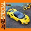 Yellow Ferrari SF90XX Stradale Diecast Model 1:24 Scale