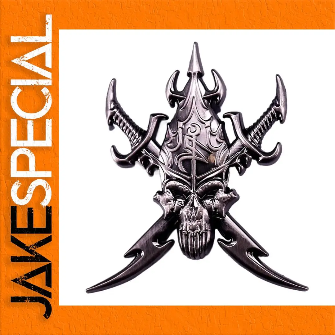 Dark Eldar Warrior Skull Badge 4cm Metal Alloy 1 Dark Eldar Warrior Skull Badge 4cm Metal Alloy