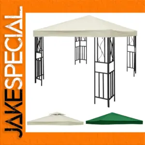 Beige 3x3M Gazebo Top Cover with UV Resistance