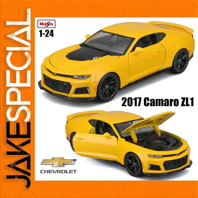 Discover the Elegance of the 2017 Chevrolet Camaro ZL1 1:24 Diecast Model 1 a2c6813790a6412a837bd338 product image