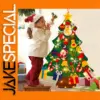 Vibrant DIY Felt Christmas Tree Decor