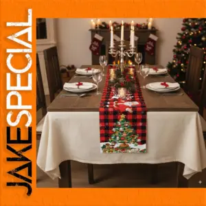 Festive Christmas Table Runner for Holiday Decor