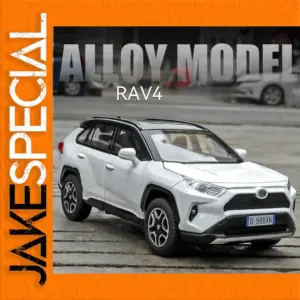 1:32 Scale Diecast Toyota RAV4 Alloy Model with Electronic Features