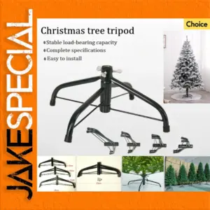 Elegant Wrought Iron Christmas Tree Stand in Multiple Sizes