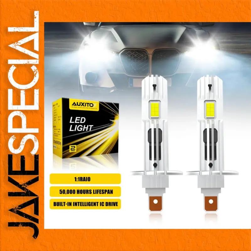 Elevate Your Vehicle's Brightness with the H1 LED Headlight Bulbs 1 a5d0bb44c9f54425b1cc993b product image