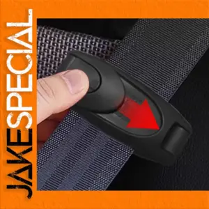 Black Seat Belt Buckle Clip for Enhanced Comfort