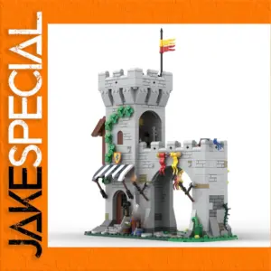 Medieval Castle Building Set with 755 Bricks