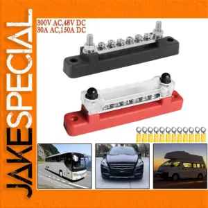 6-Way Power Distribution Block for Safe Wiring