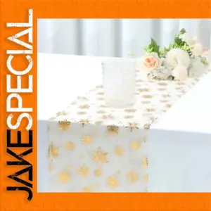 Festive Snowflake Christmas Table Runner